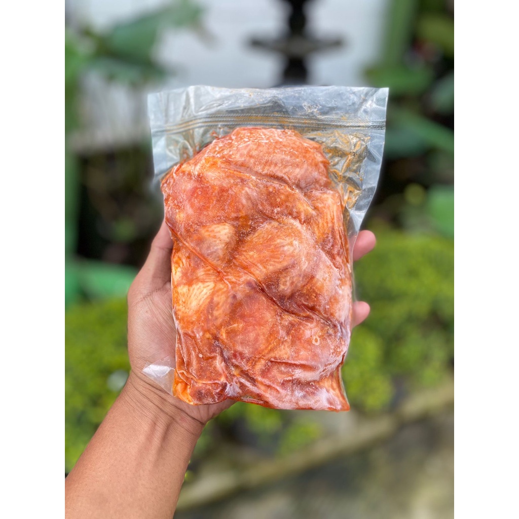 

Chicken Wings / Sayap Ayam Marinasi / Gurih Asin 500 Gram / Paha Bumbu Asin / Ayam Bumbu Asin / Paha dada ayam bumbu asin