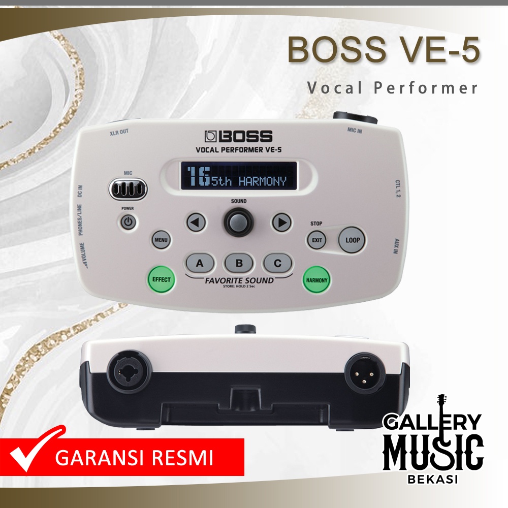 Boss VE 5 Vocal Effect Performer / VE5 / VE-5 Efek Vocal