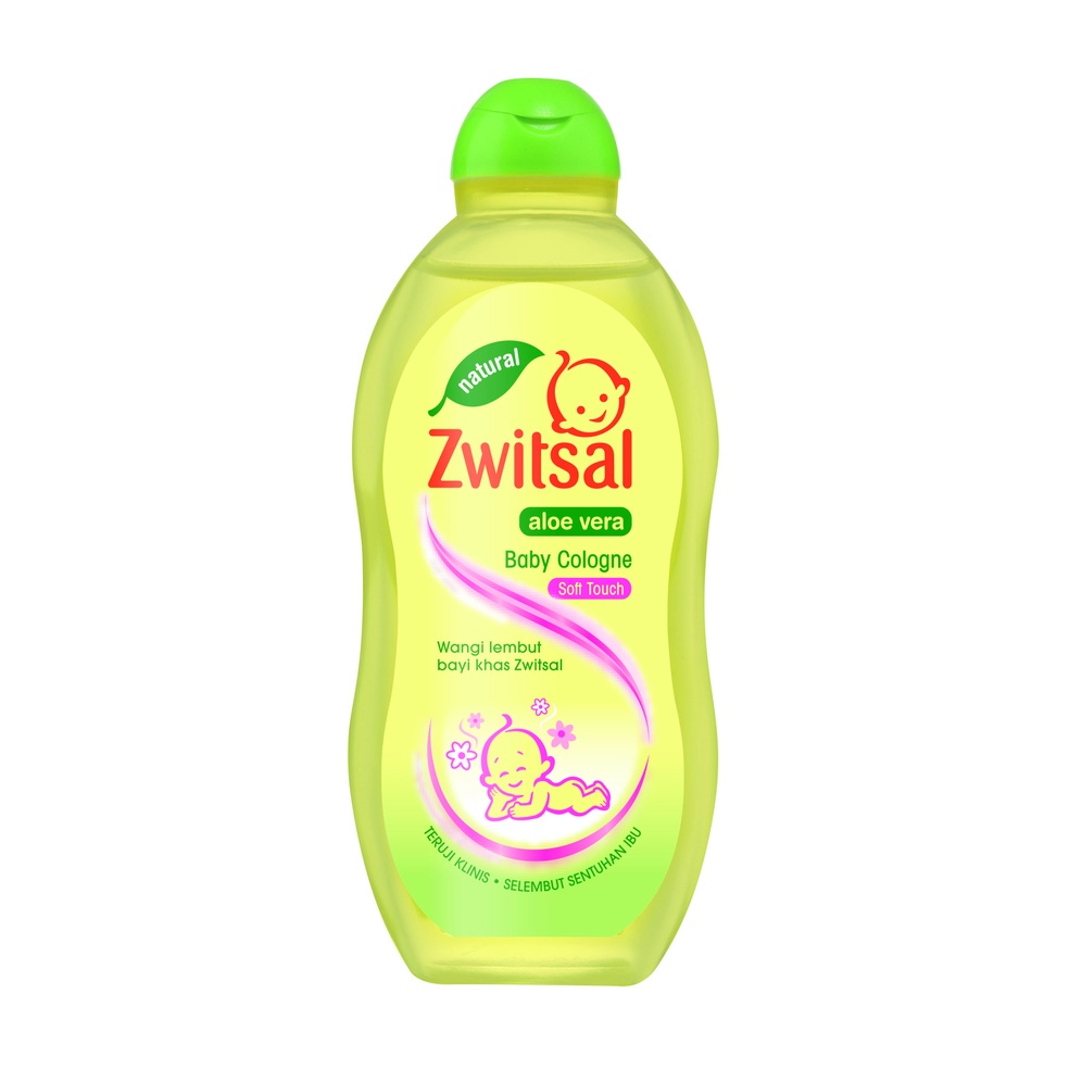 ZWITSAL BABY COLOGNE SOFT TOUCH [ 100 ML ] ALOE VERA PERAWATAN BAYI MINYAK WANGI NATURAL ANAK