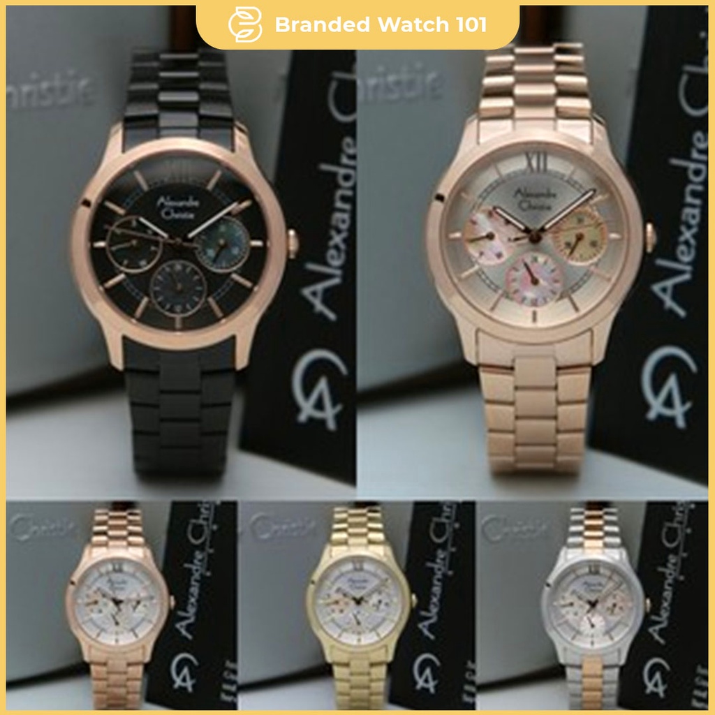 ORIGINAL Jam Tangan Wanita Alexandre Christie AC 2815 / AC2815 Garansi 1 Tahun Resmi