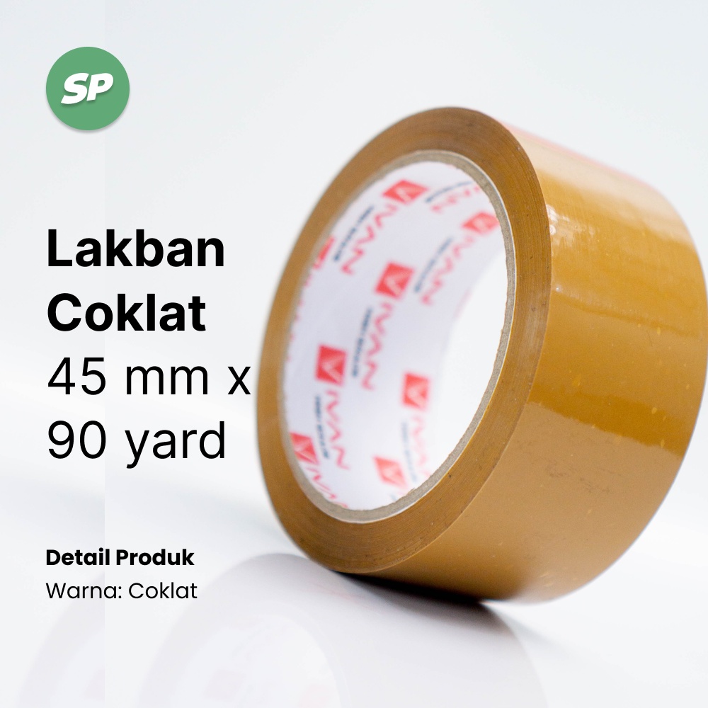 Jual Lakban Coklat 45 mm 90 yard | Sarjana Packaging - Lakban Packing ...