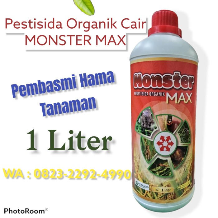 Bi9 Promo Pestisida organik cair MONSTER MAX 1 Liter, Pembasmi Hama Tanaman $x;