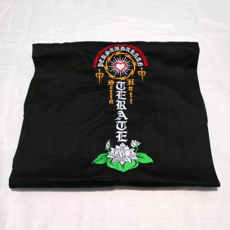 Celana komprang bordir PSHT | Celana bordir Nagata | Celana komboran motif | Celana Silat | Beladiri