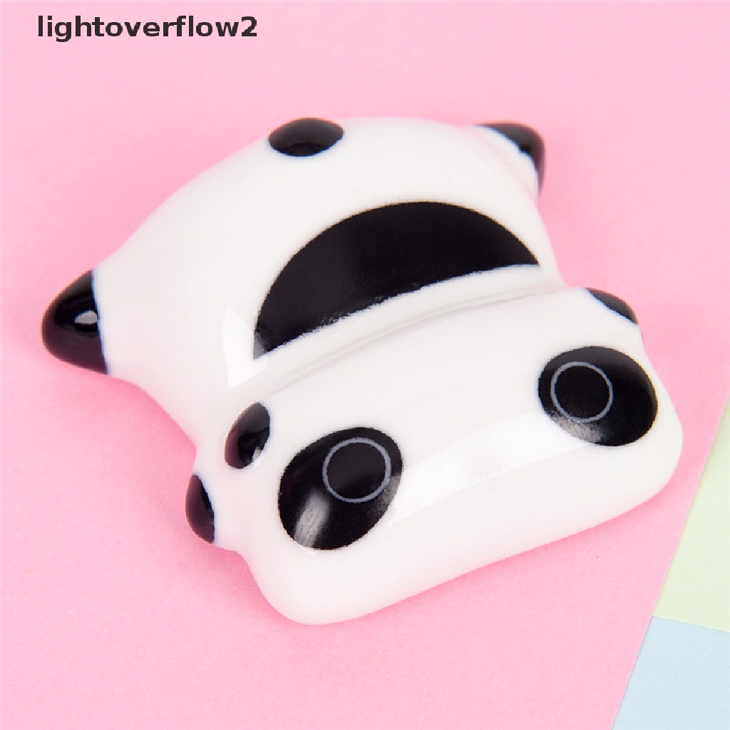 (lightoverflow2) Stand Holder / Dudukan Kuas Nail Art / Manicure Bentuk Panda Lucu Bahan Keramik (ID)