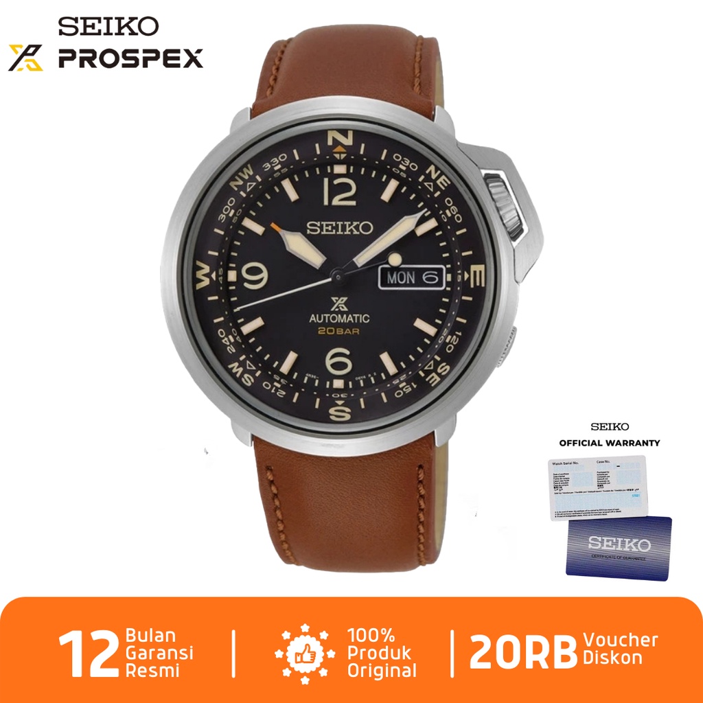Jam Tangan Pria Seiko Prospex SRPD31K1 Automatic Leather Strap