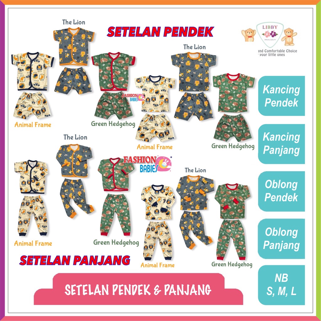 LIBBY PRINT MOTIF TERBARU SUNNY HILL | SETELAN PENDEK | SETELAN PANJANG LIBBY BABY S M L ❤ Fashionbabies ❤