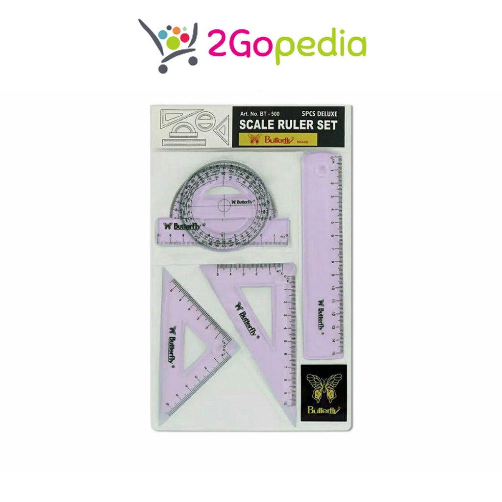 

Penggaris Set Lengkap BT-500 Butterfly Grosir Murah Atk