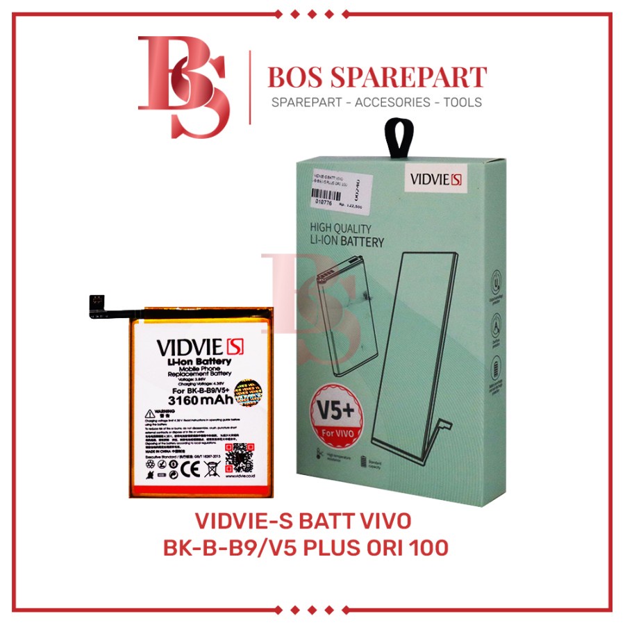 VIDVIE-S BATERAI VIVO BK-B-B9 / V5 PLUS ORI 100 / BATTERY / BATRE