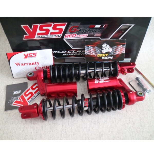 Dijual tools Shock YSS G Sport Yamaha XMAX 250 Red Series 350mm Shockbreaker Murah