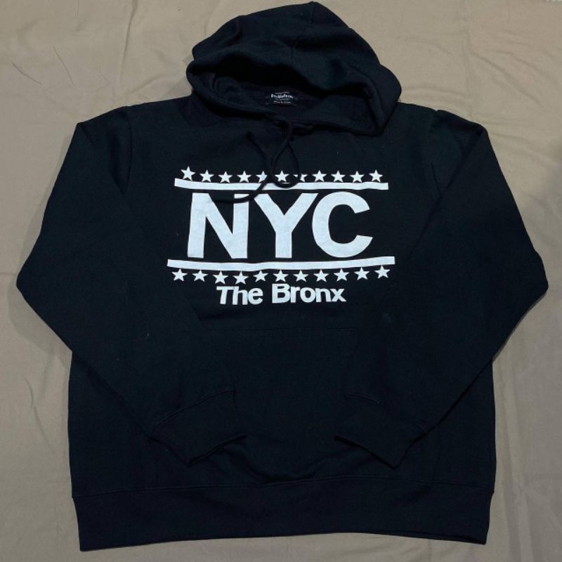Hoodie Doublefocus NYC Black Branded Original