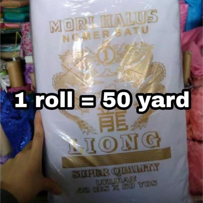 Promo kain mori kafan Liong mori harga roll Bahan Katun dv