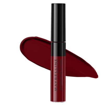 Stok terbatas Maybelline Sensational Liquid Matte Liquid Lipstick Soft Wine dm30