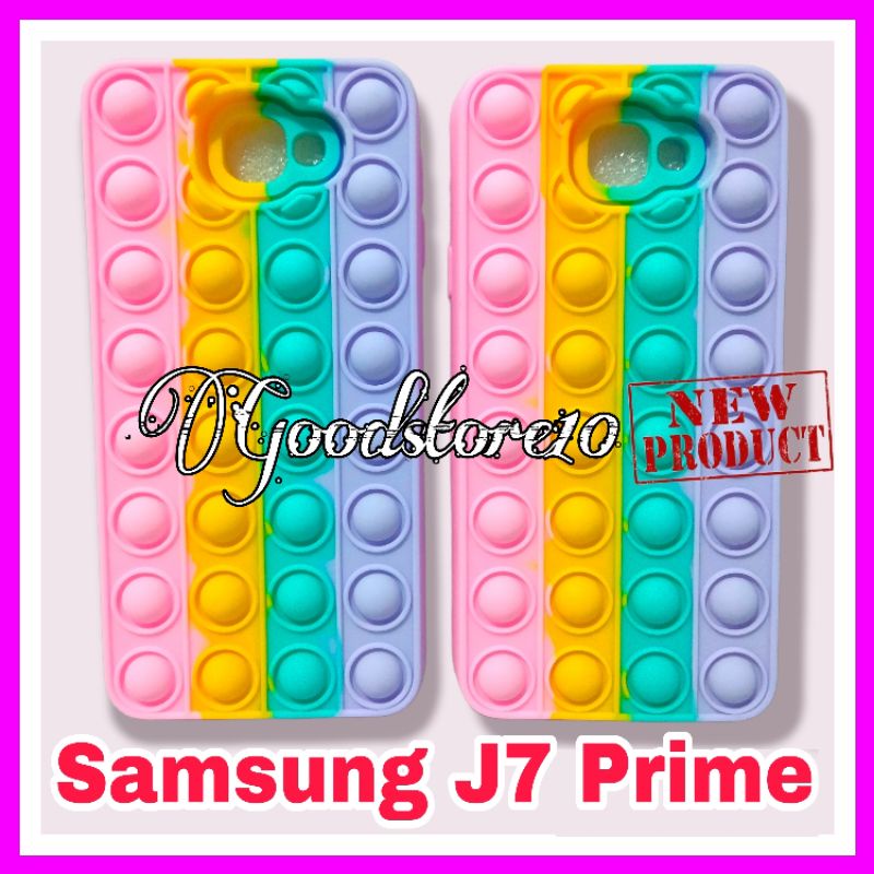 Case Samsung J7 Prime Casing Pop It Rainbow Softcase Lembut Tebal Popit Terbaik