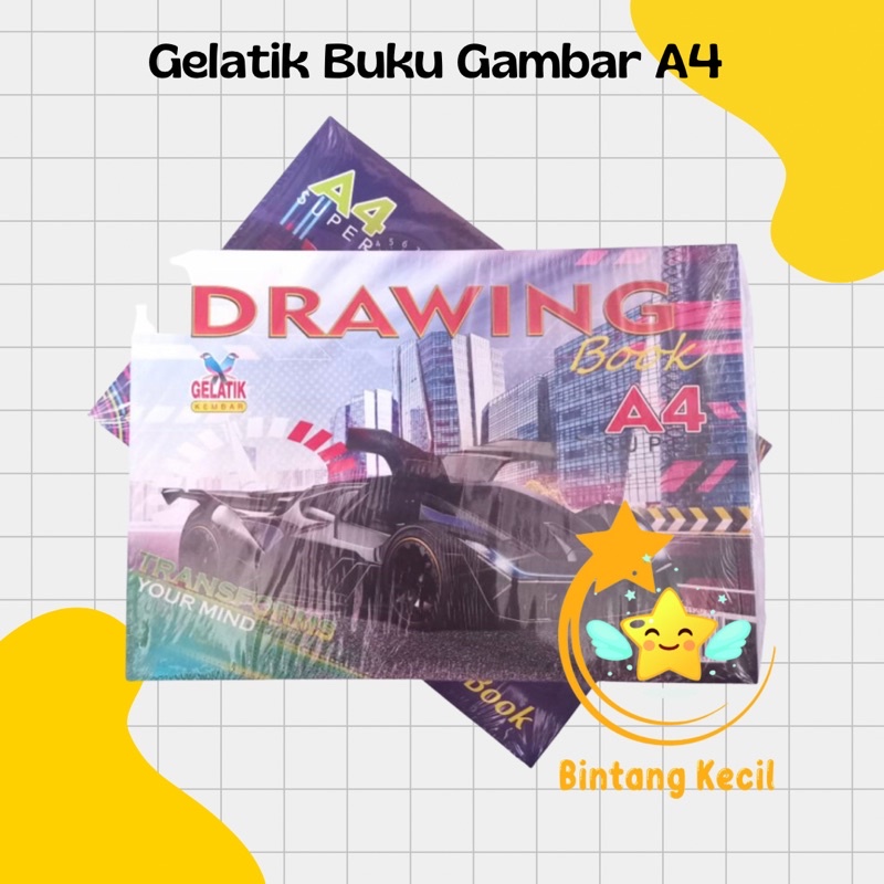 

[PCS] BUKU GAMBAR GELATIK A4 ISI 8 LEMBAR