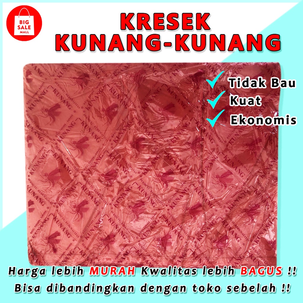 Kantong kresek Jumbo Uk40 Kresek laundry Merah Ekonomis,Plastik Packing T-shirt bag Super Murah..TIPIS!!!!