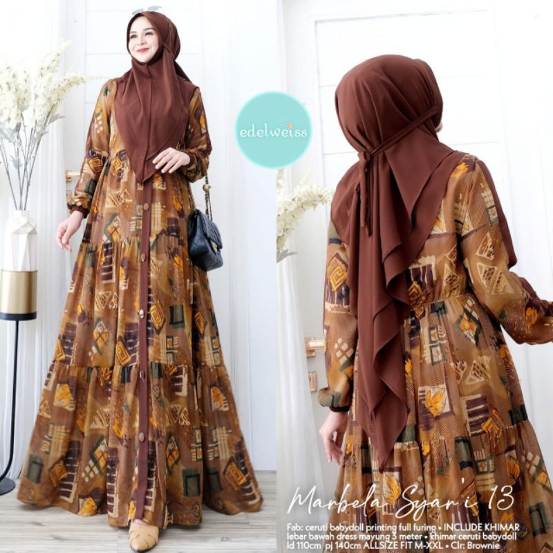 BAJU MARBELA SYAR'I 13 BY EDELWEISS
