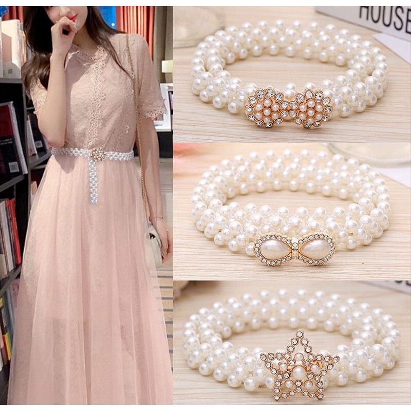 COD belt Ikat Pinggang mutiara Korea