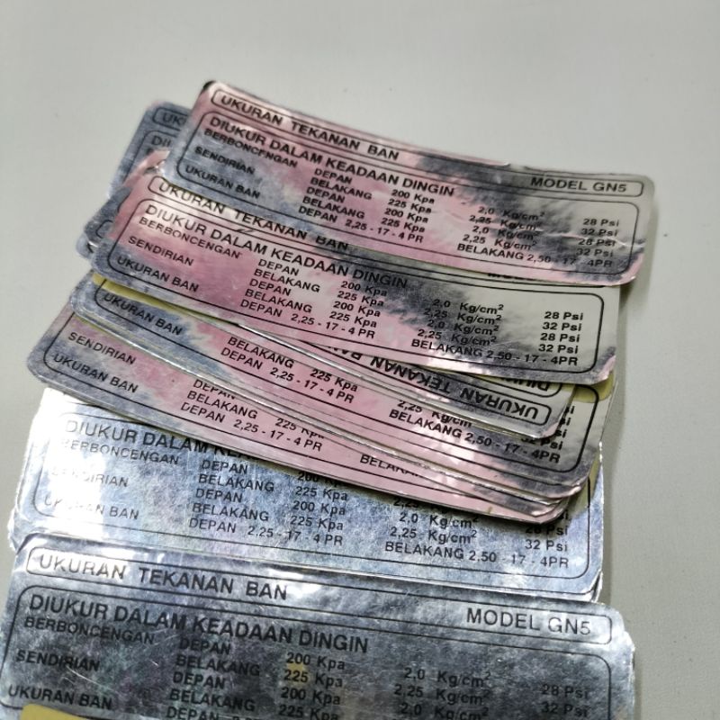 STIKER TEKANAN BAN STIKER TUTUP RANTAI ASTREA GRAND