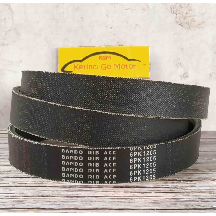 BANDO VAN BELT 6PK 1205 RIB BELT TALI KIPAS 6PK-1205 FAN BELT ALUR