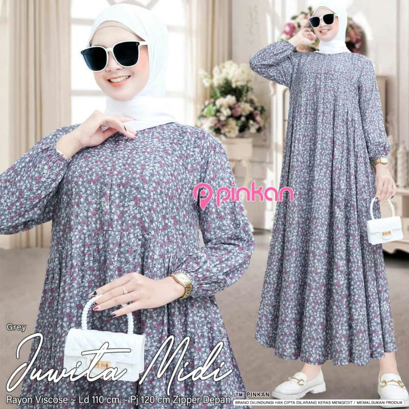 Juwita Midi By Pinkan || Midi Gamis