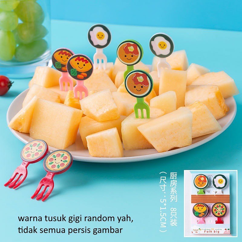 Fork picks Pizza isi 8pcs