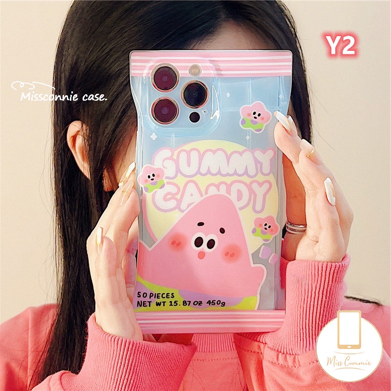 Soft Case Motif SpongeBob Patrick Star Untuk iPhone 11 Pro Max XR 7 8 6 6s Plus 12 13 14 Pro Max 14 Plus X XS Max SE 2020