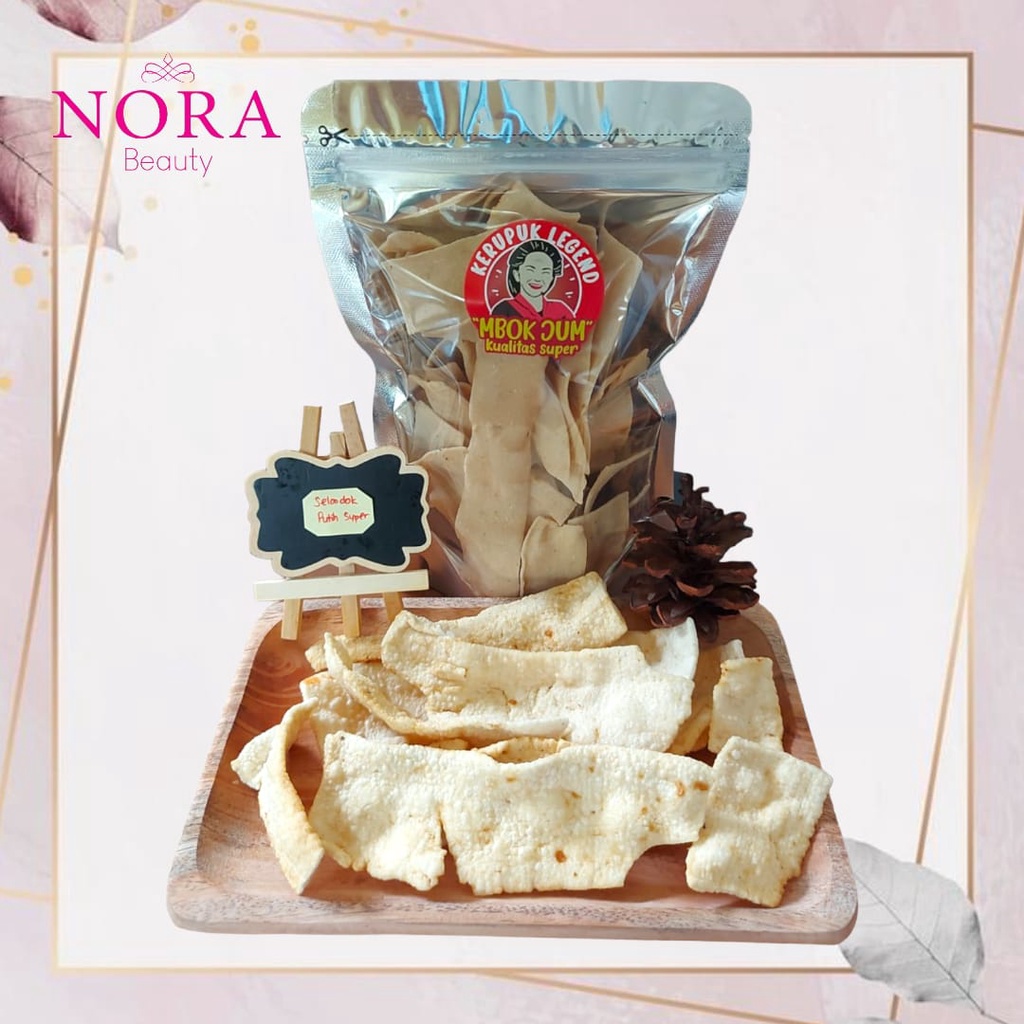 

Kerupuk Selondok Putih Super / Cemilan Krupuk Mentah Kering //murah