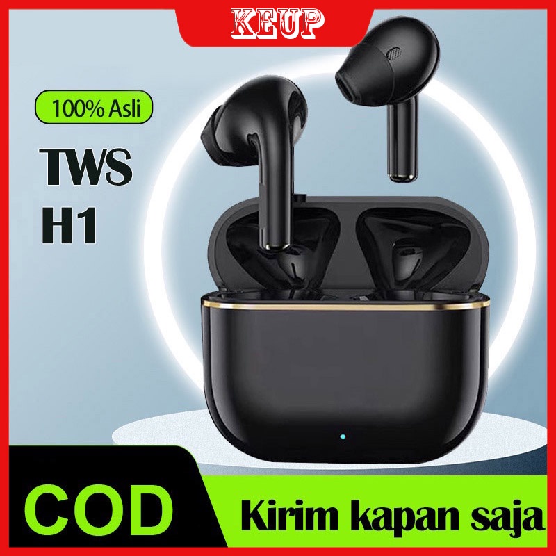 H1 TWS 9D HIFI Full Bass Headset Bluetooth Noise Reducation Wireless Earphone