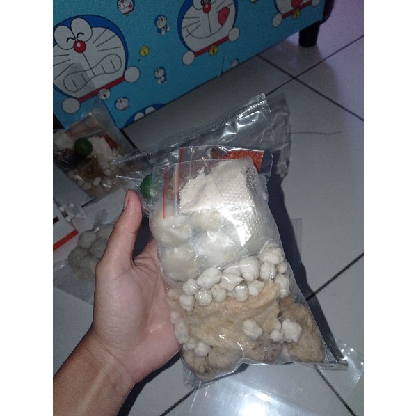 

Baso aci ayam suwir, baso aci instan porsi kenyang