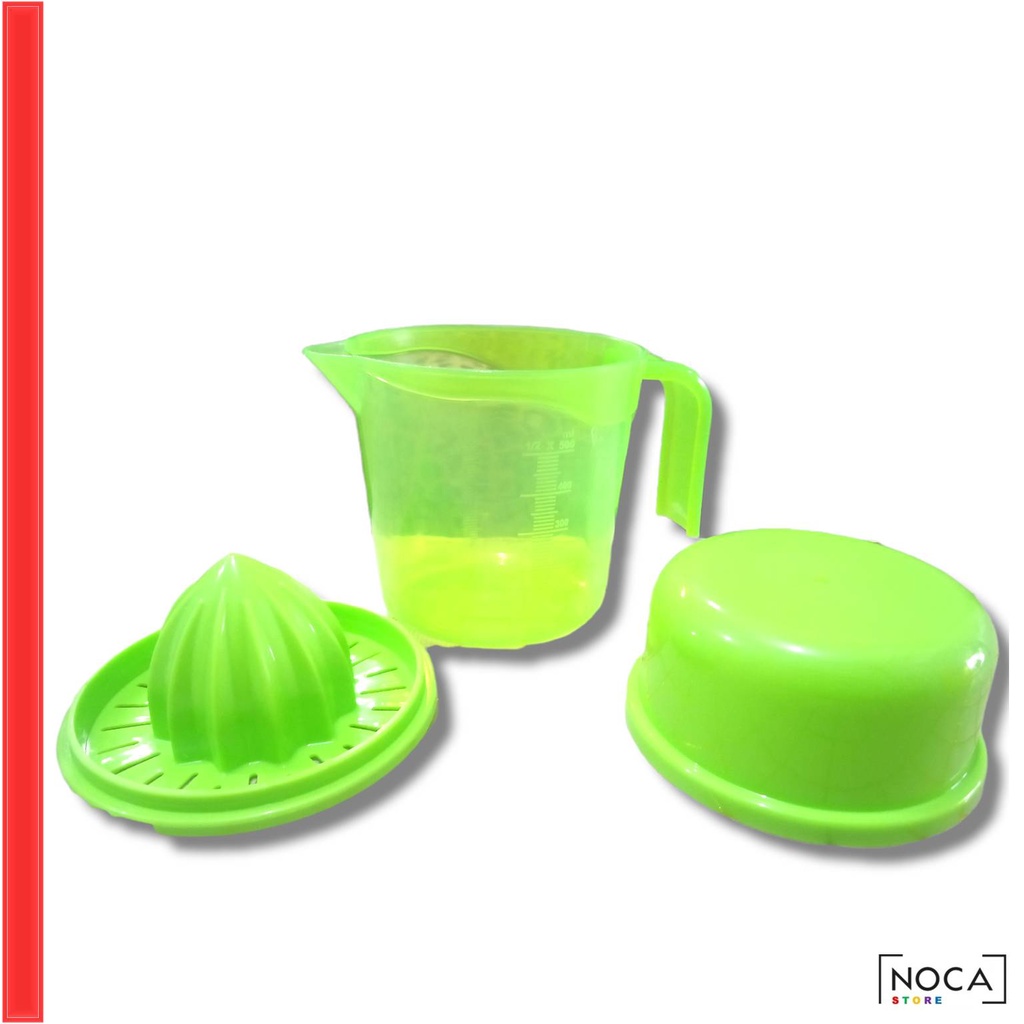 Perasan Jeruk Plastik JASJUS Set 3in1 Alat Peras Lemon Manual MURAH Limau