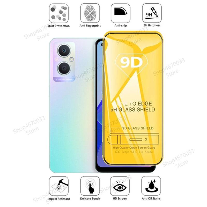 Pelindung Layar Tempered Glass 9D Untuk OPPO A96 A93 A92 A91 A73 A72 HD A53 A52 A33 A31 A15 A15S A12