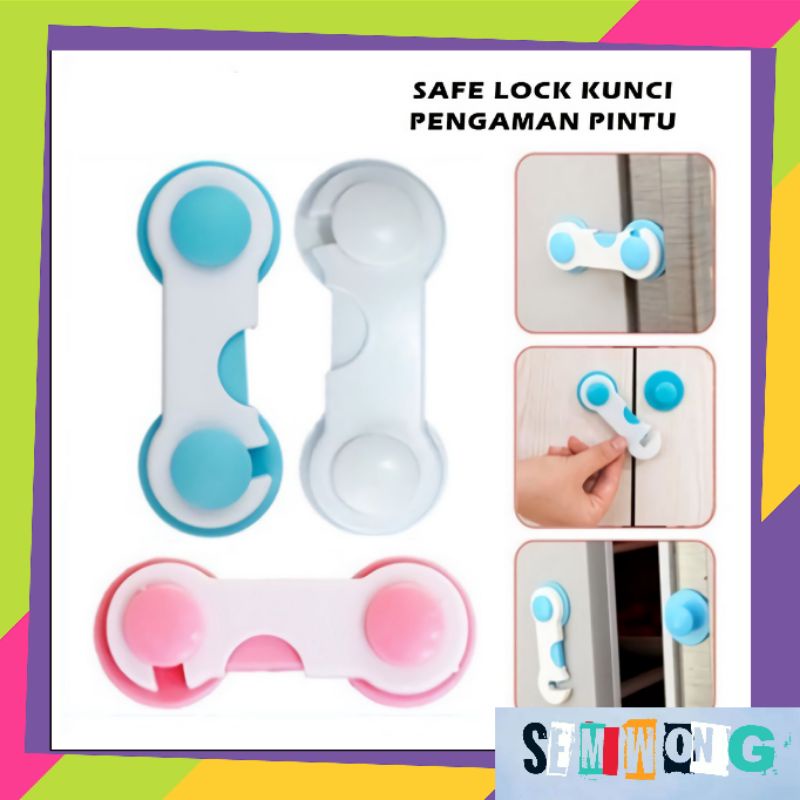 PENGAMAN LACI LEMARI PINTU PERABOTAN DARI BABY ANAK PENGUNCI LEMARI SAFETY LOCK CHILD