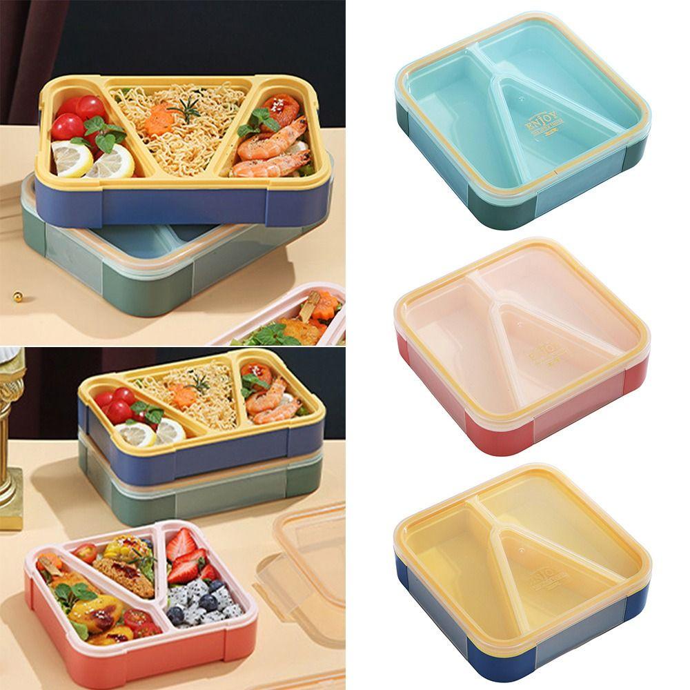 Preva Lunch Box Camping Piknik Untuk Pelajar Pekerja Kantor Wadah Makanan Anti Bocor