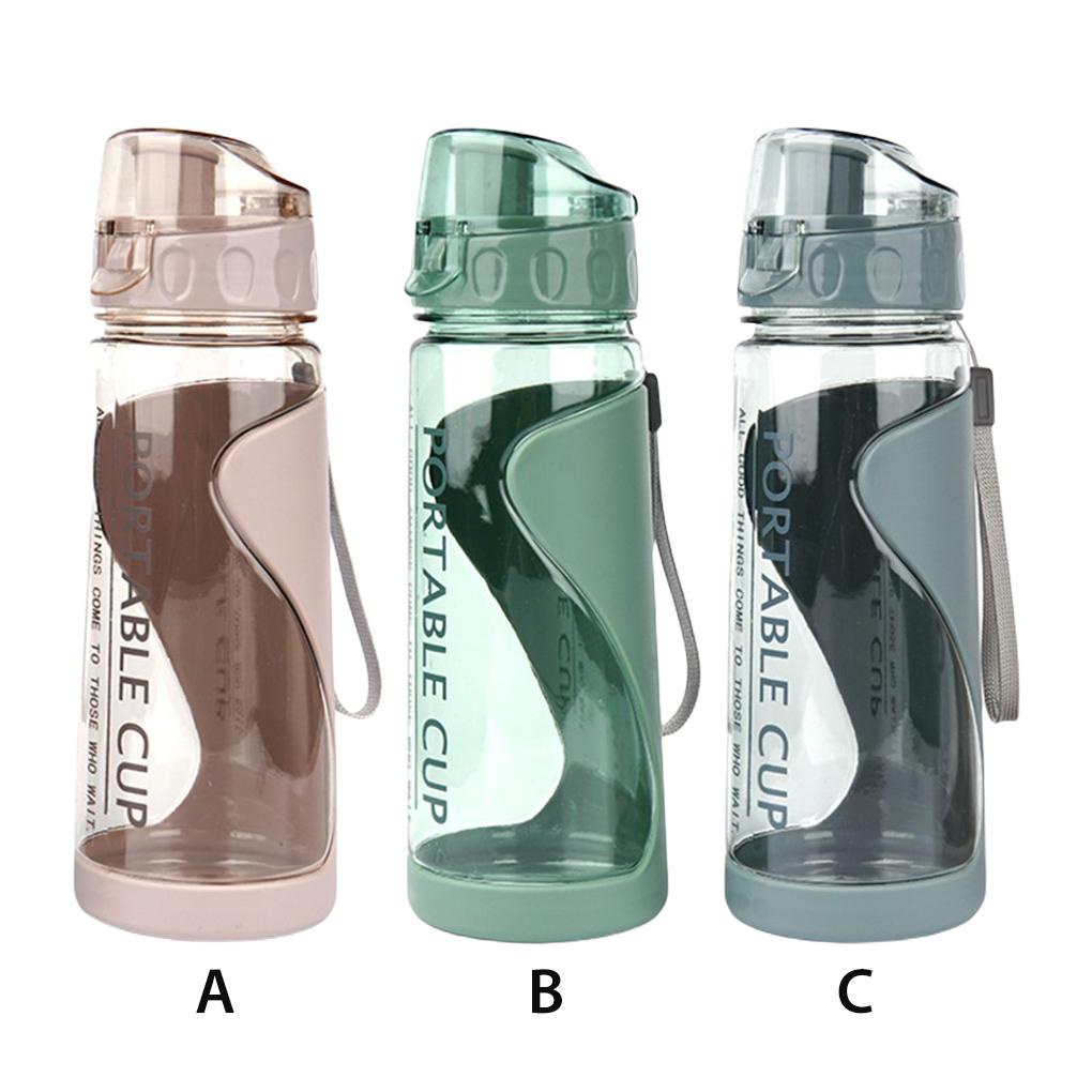 Botol Air 500-600ml Anti Bocor Lapisan Ganda Cangkir Minum Gym Travel Ketel Segel Bersepeda Hiking Perlengkapan Minum Dengan Tutup