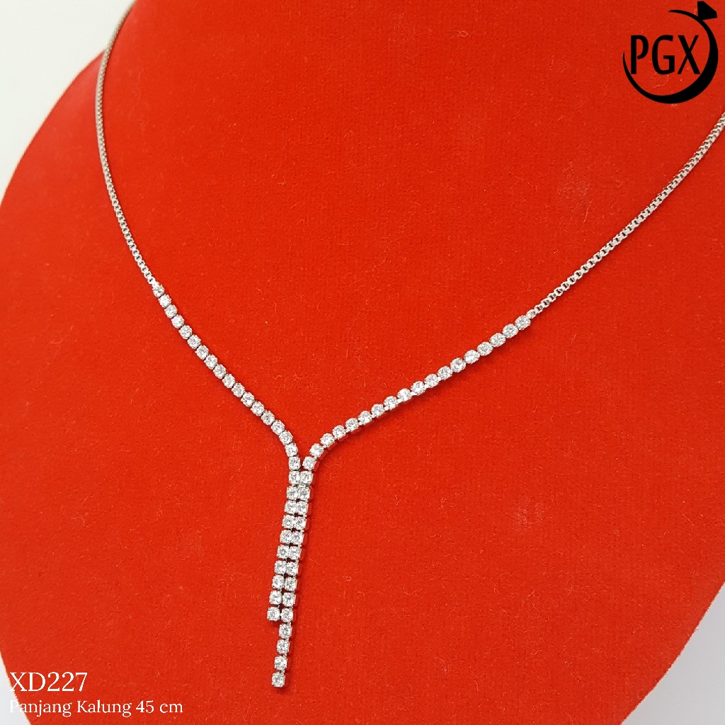 PGX Kalung Wanita Xuping Aksesoris Fashion Perhiasan Lapis Emas XD227