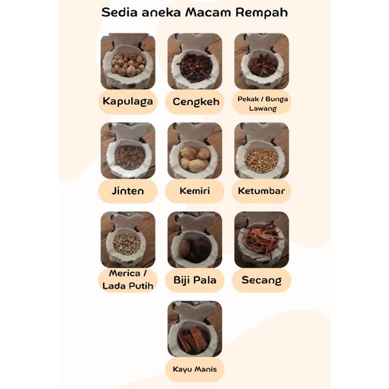 

Rempah-Rempah Murah, Bumbu Masak, Bumbu Dapur 500g