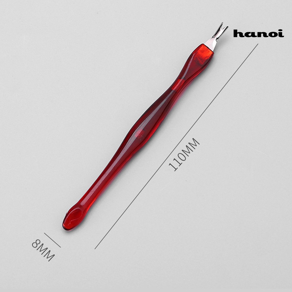 Hnx Garpu Stainless Steel Pembersih Kutikula / Kulit Mati Reusable Untuk Wanita