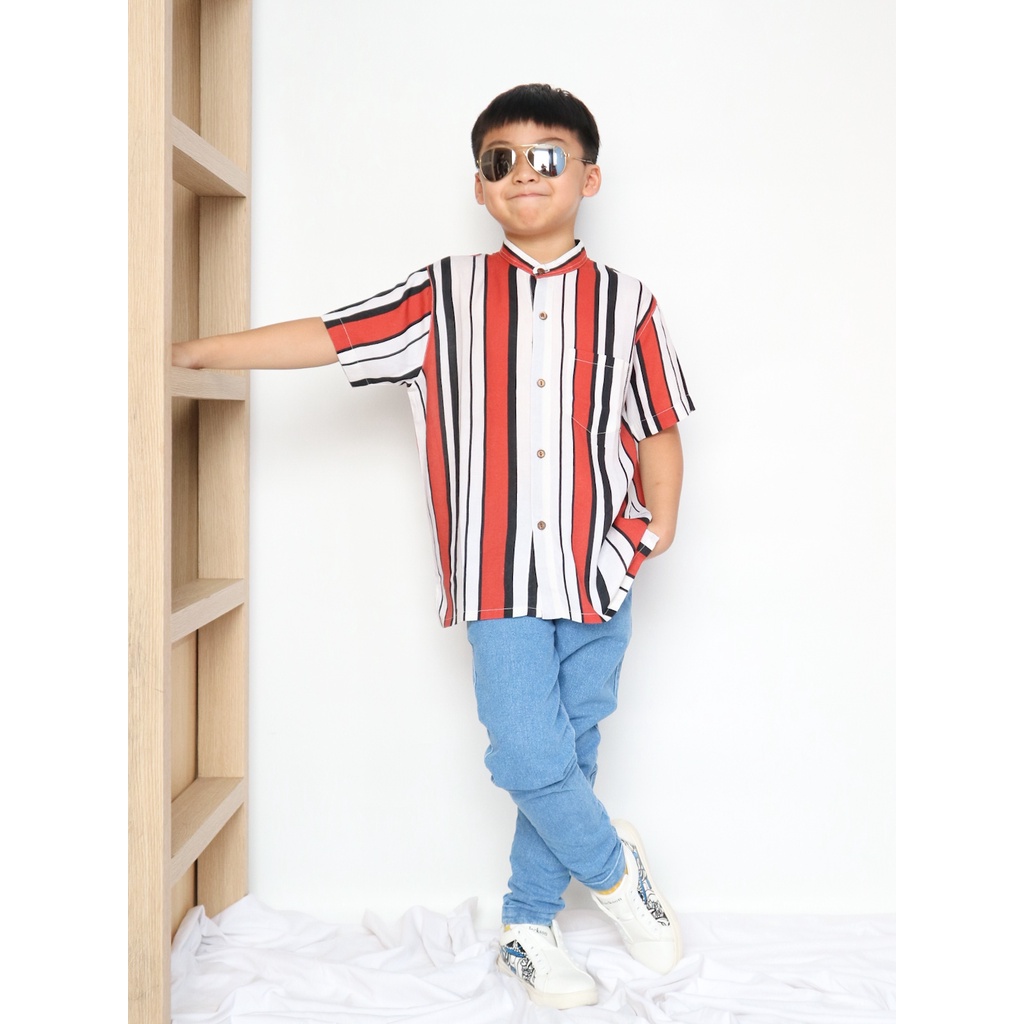 COTTON JISO SHIRT kemeja anak premium by ht clothingline