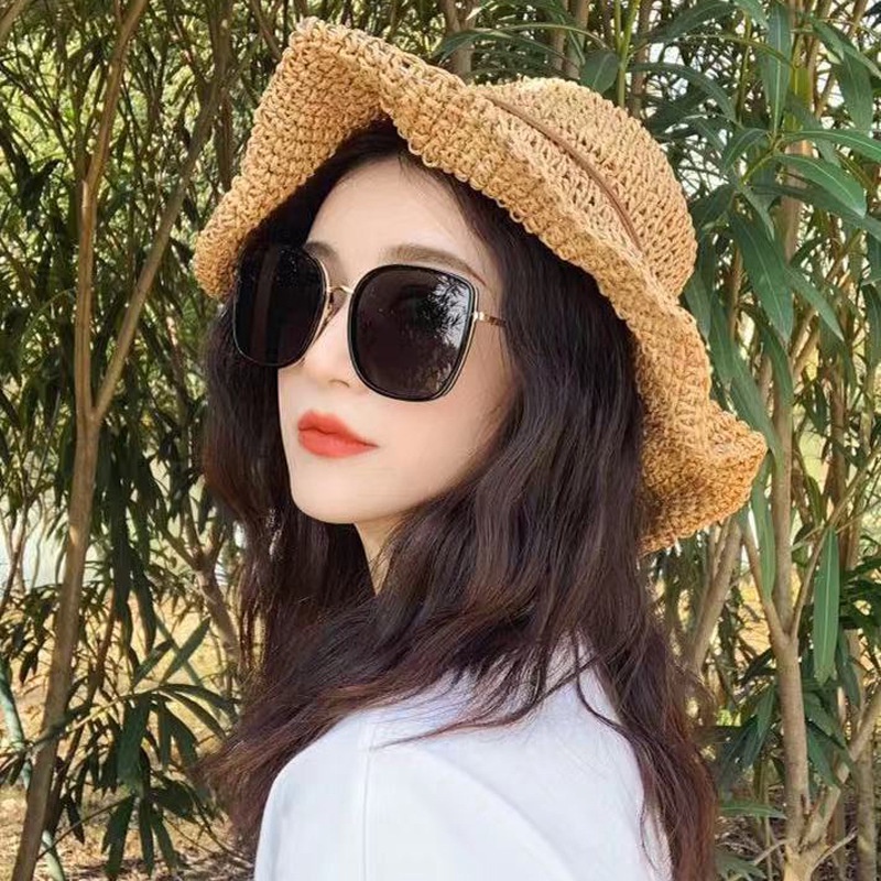 FAB Kacamata hitam korean fashion Wanita Optik Antiradiasi Dengan Fashion Sunglasses Eyewear