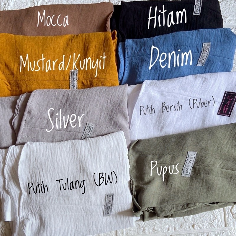 XL - Bergo Maryam crinkle airflow
