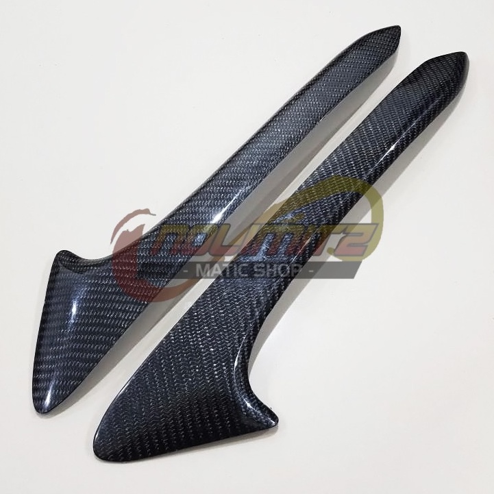 Cover Pelindung Sayap Body Depan Atas Carbon Kevlar PCX 150 Lokal