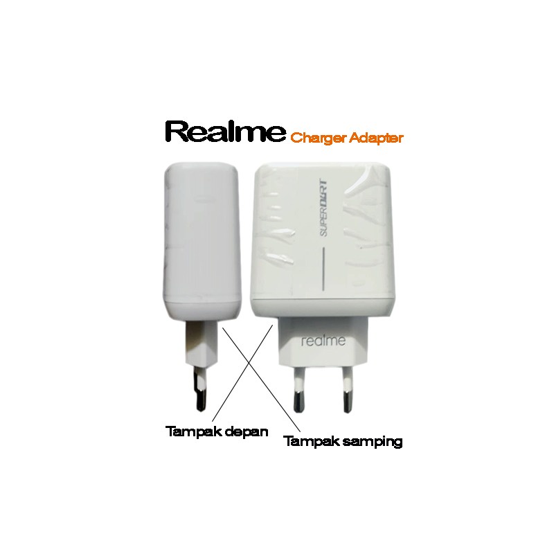 ADAPTER CHARGER REALME 9 PRO 65W SUPER VOOC BATOK KEPALA CASAN REALME 9PRO USB