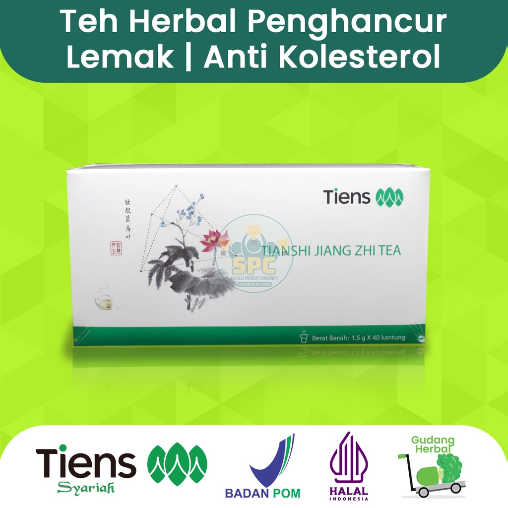 

Teh Herbal Penghancur Lemak Anti Kolesterol - TIENS Jiang Zhi Tea