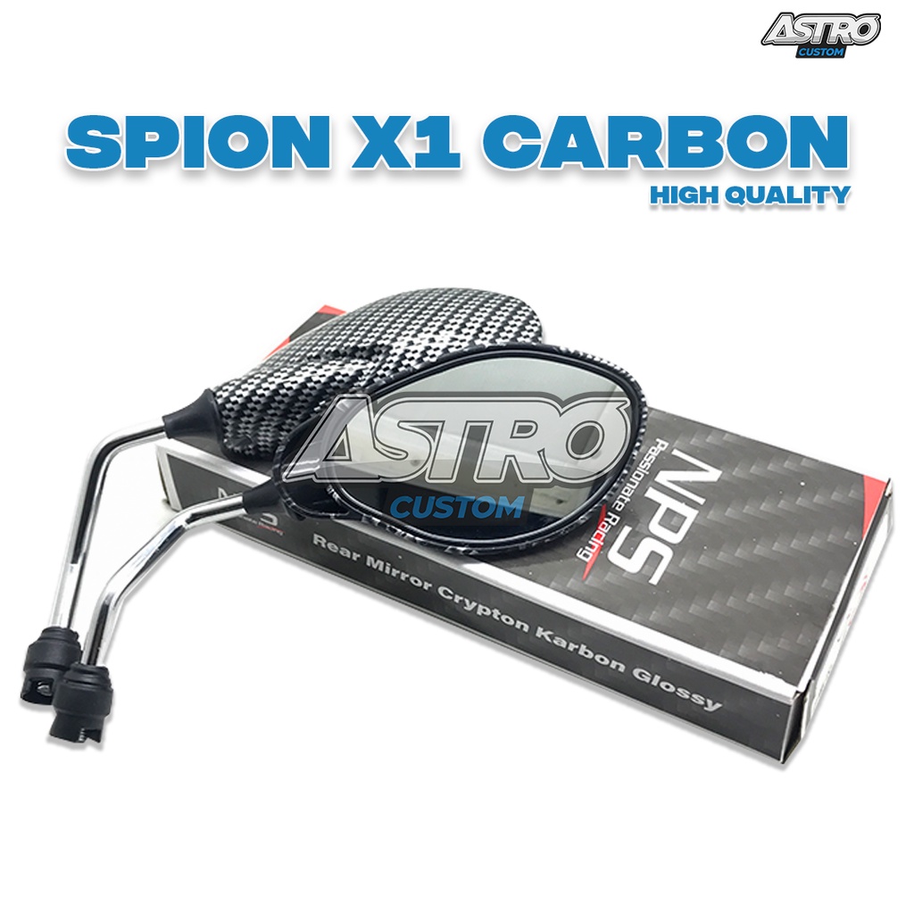 Spion X1 Carbon Nmax Aerox Lexi Mio125Z F1ZR RX KING Vario 125 150 PCX 160 BeaT Fi Scoopy Sepion NPS