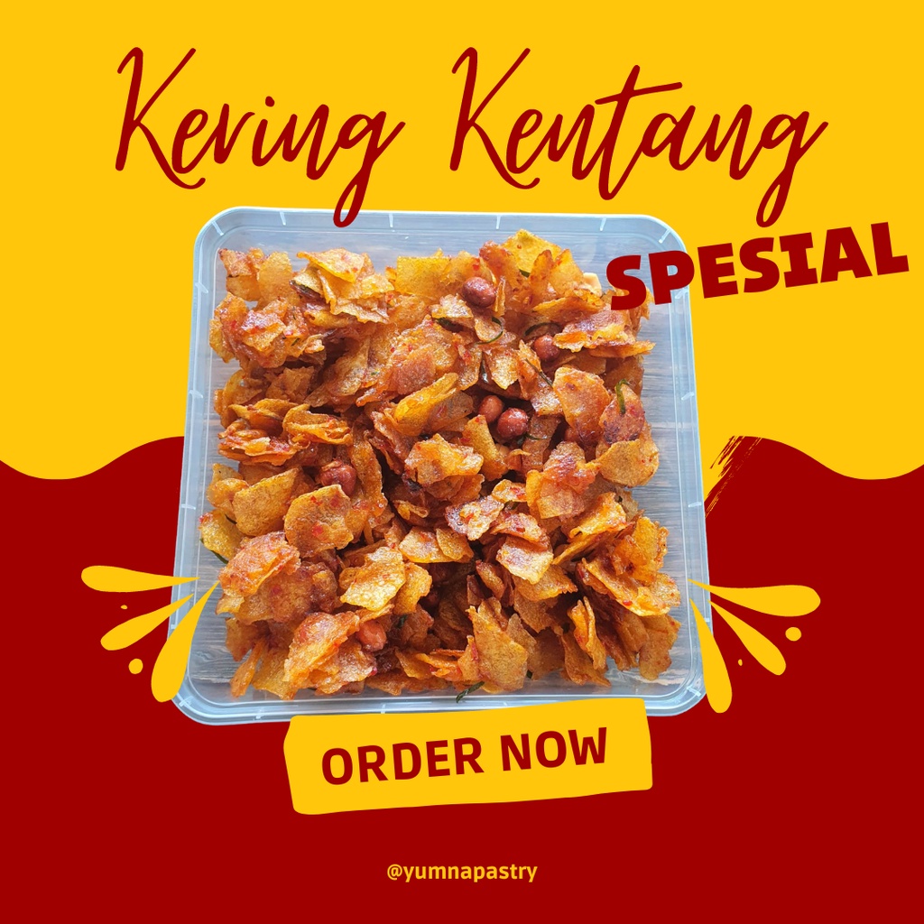 

Kering Kentang / Keripik Kentang / Cemilan Tradisional / Jajan Pasar / Snack Pendamping Nasi / Cemilan Lauk / Kentang Krispi / Potato Crispy Original dan Pedas / Potato Chip / Ceriping Kentang / Kentang Pedas Manis