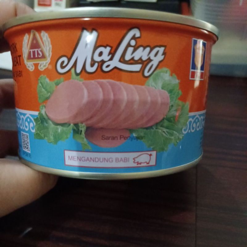 

maling TTS canned pork luncheon meat non halal