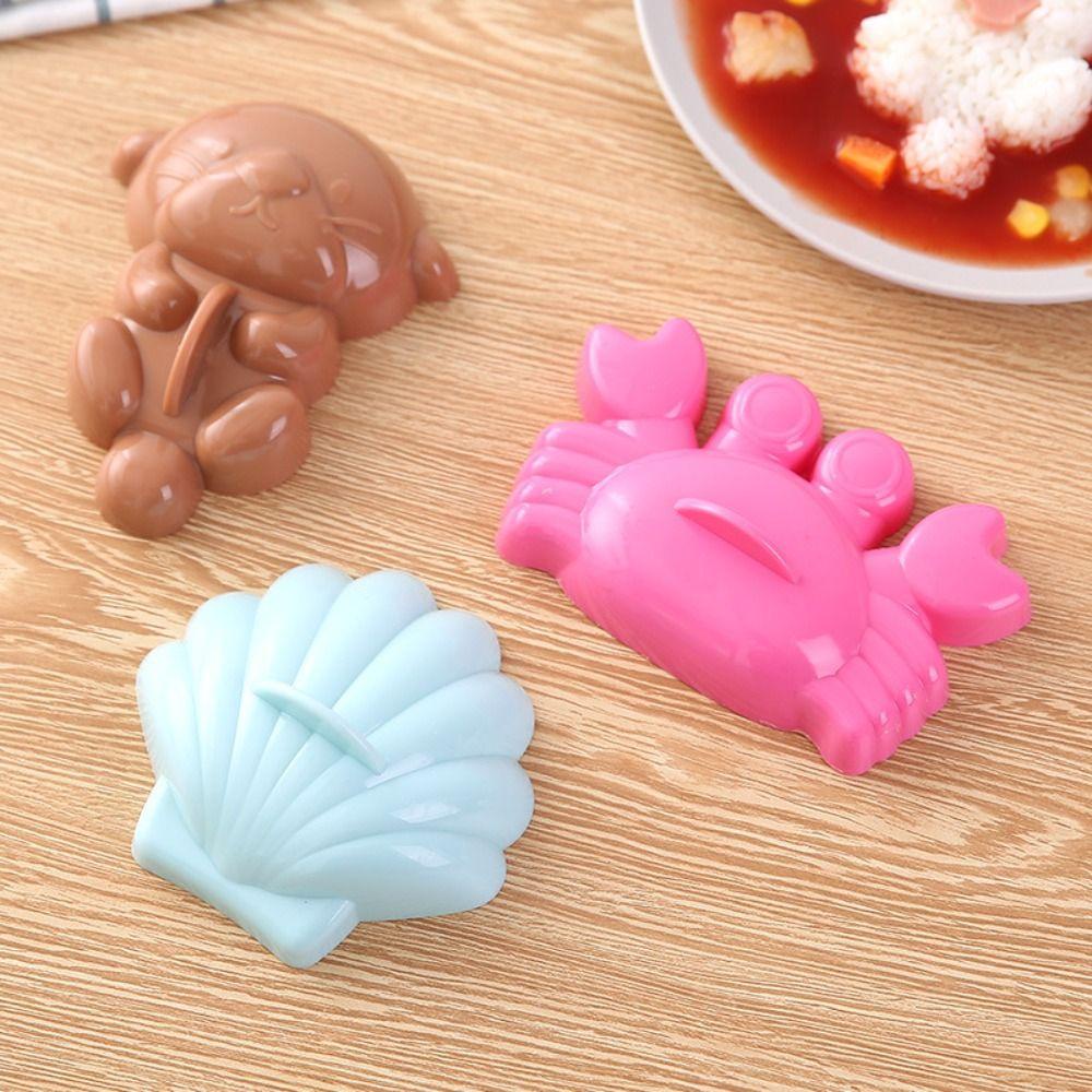 [Elegan] Sushi Maker Creative Non-Stick Cute Sushi DIY Segel Makanan Jepang, Sushi Press Desain Kepiting