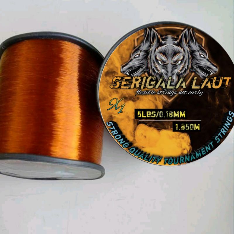 Senar Pancing Serigala Laut 1000M (  GOLD/TEMBAGA   ) alat pancingSenar SenarNilon mancing joran..