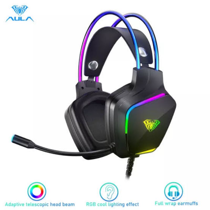 Headset Gaming aula S502 Gaming headset RGB