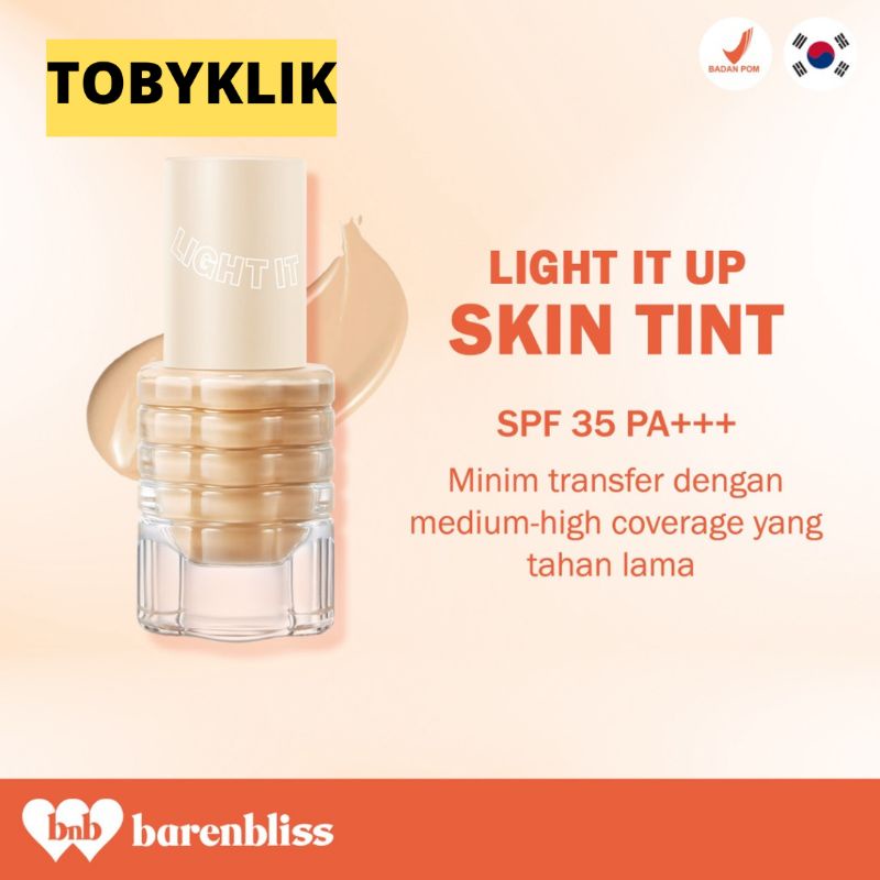 BNB Barenbliss Korean Bloomatte Light it Up skin Tint Weightless &amp; High 20gr